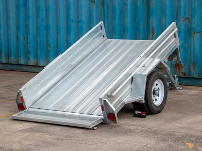 Trailer 8x4 Tilting Deck (No Cage) with Jockey Wheel