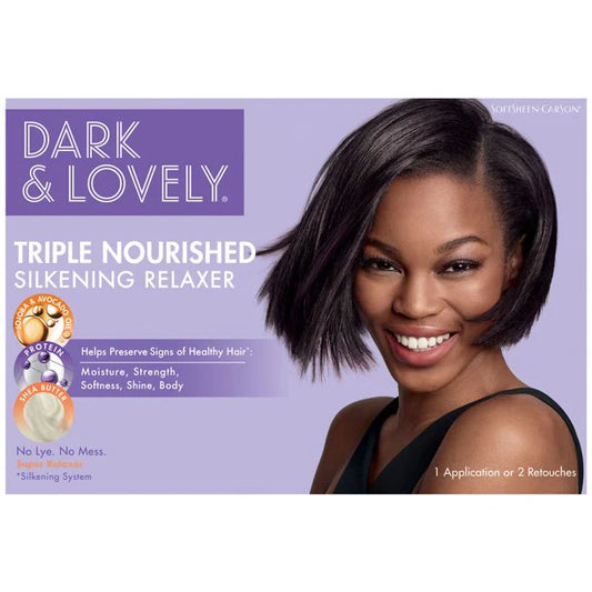 Dark and Lovely-Healthy gloss 5 Relaxer Kit Super