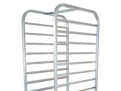 Mobile Bakers Rack 16" Tray x16 | 1.9m Tall + Wheels | Commercial Bakery Racks