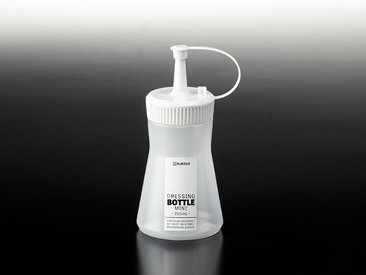Plastic Dressing Bottle 250ml - White