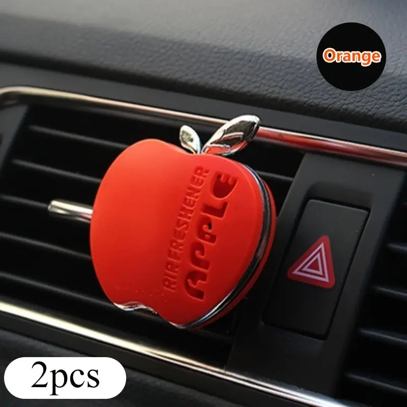 AAZRZR Apple-Shaped Car Air Freshener 2Pcs