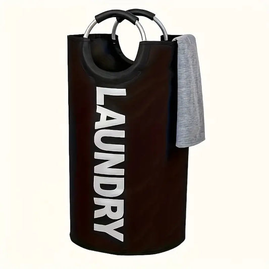 1pc Large Laundry Basket Black