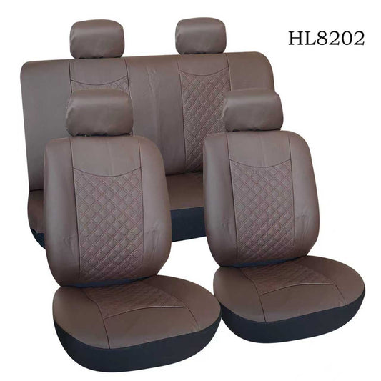 PU Car Seat Covers BROWN