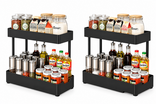 2-Tier Kitchen Spice & Storage Rack