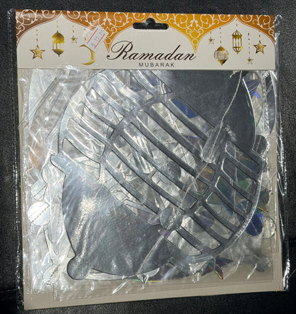 Ramadan Mubarak Decorations (moon, stars and party decorations)
