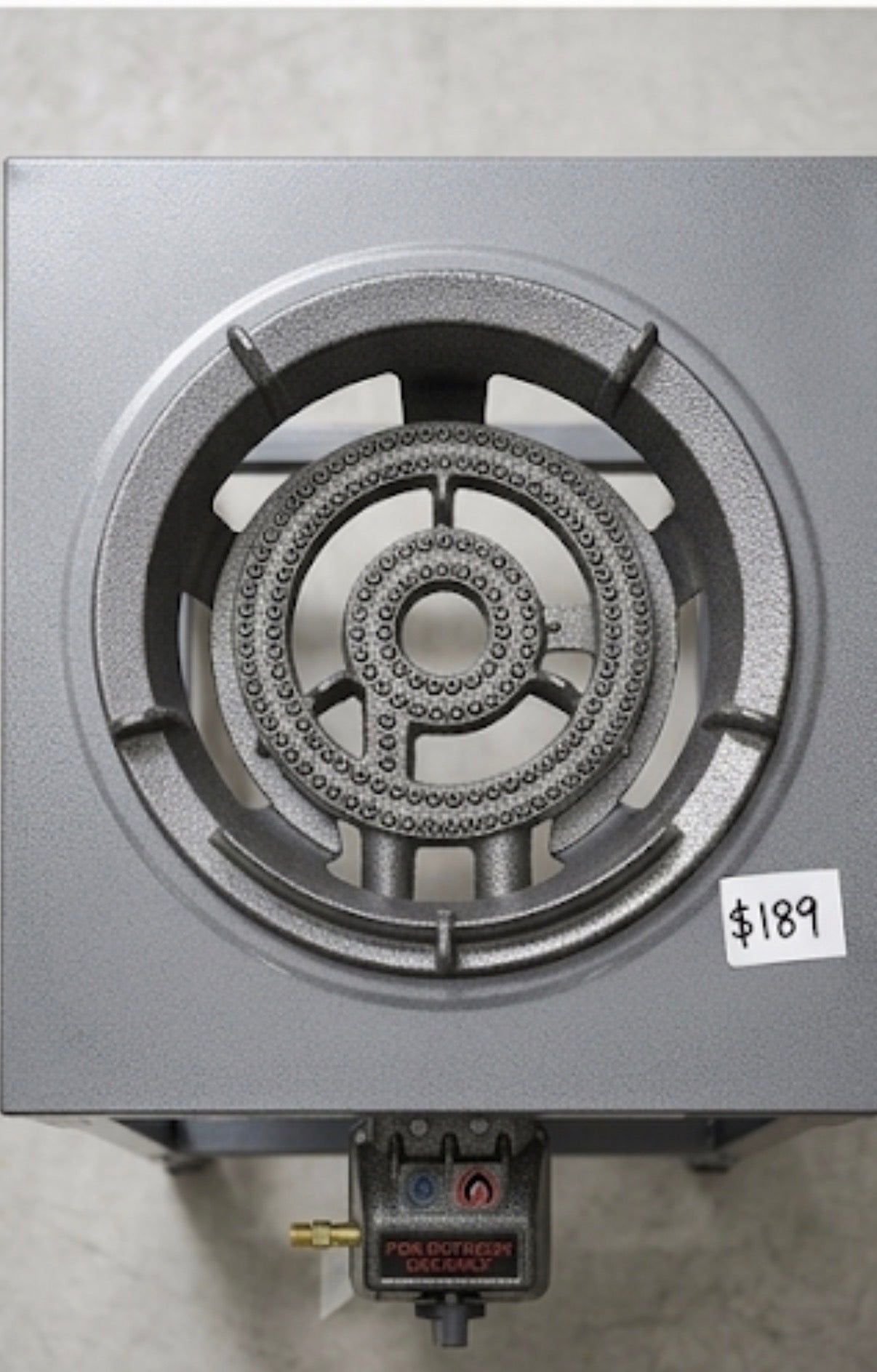 Buy 2 Ring Cast Iron Gas Burner With Stand + Regulator
