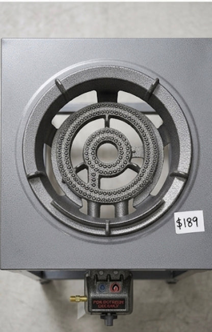 Buy 2 Ring Cast Iron Gas Burner With Stand + Regulator