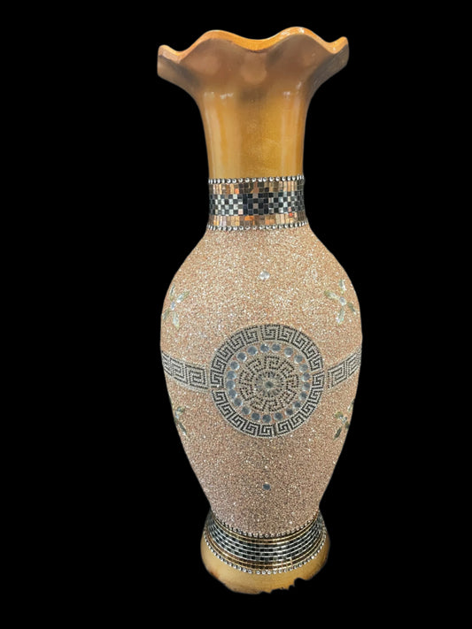 Elegant Vase Shimmery Rose Gold