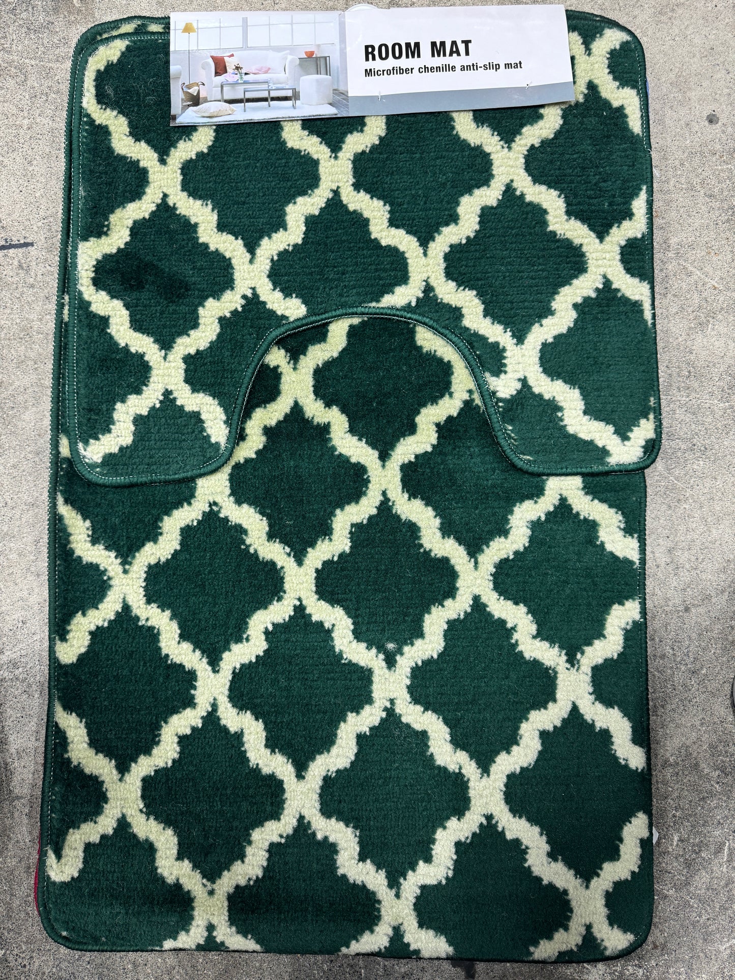 Bathroom Mats - 2 Pcs