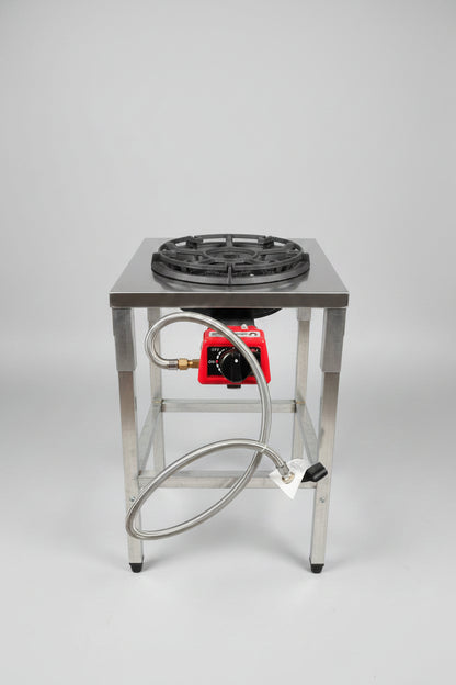 Heavy Duty Stainless Steel Stand with Large Ring Gas Burner