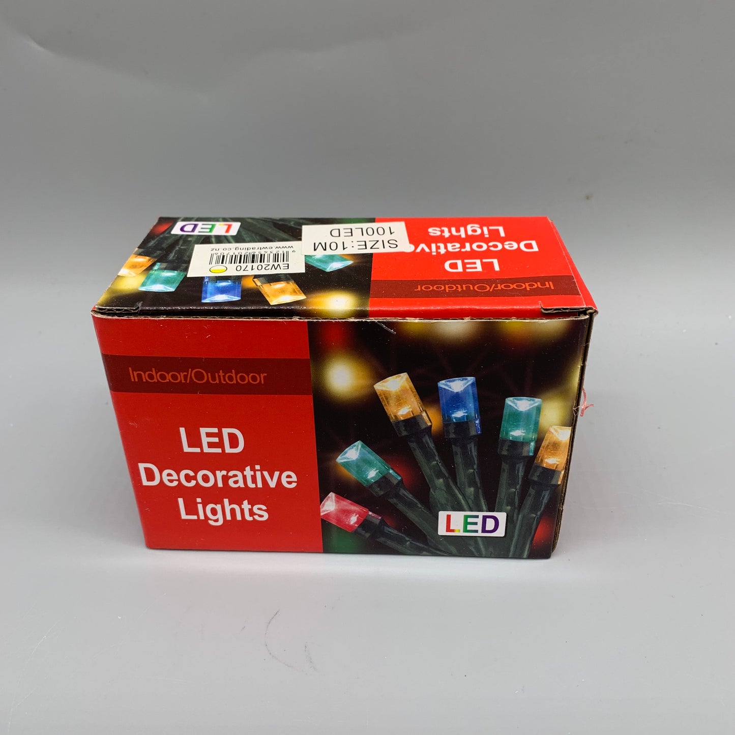 Rope lights (L:10m, 100 seed lights, multi colors, with power adaptor)