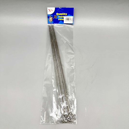 Stainless Steel BBQ Skewer (6pcs, L:35cm)