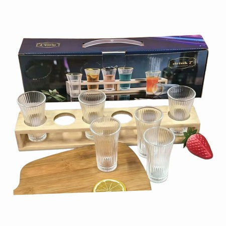 7pcs Shot Glass Set (8.5*4.8cm,65ml)