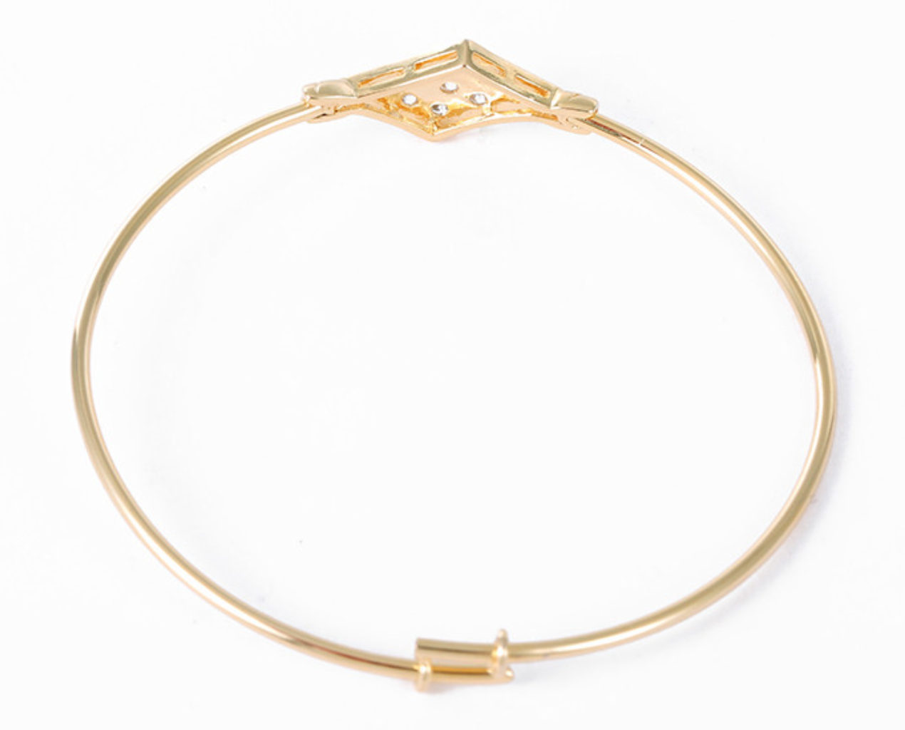 Elegant adjustable bangle