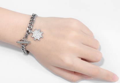 Stainless steel elegant bracelet