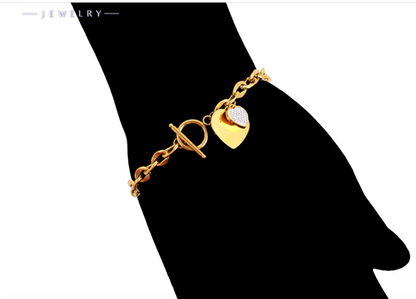 Gold Plated LOVE Bracelet For Girls and Women