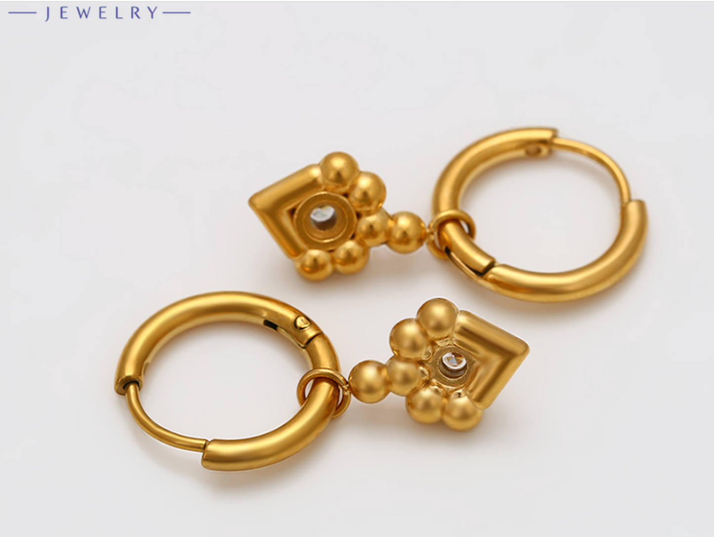 EARINGS WITH STONE