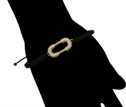 ADJUSTABLE BRACELET WITH STONE