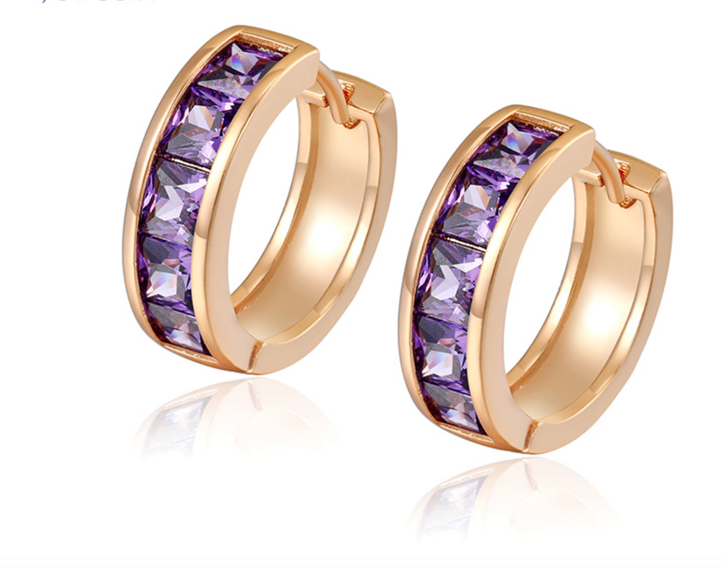 18K EARING WITH CZ