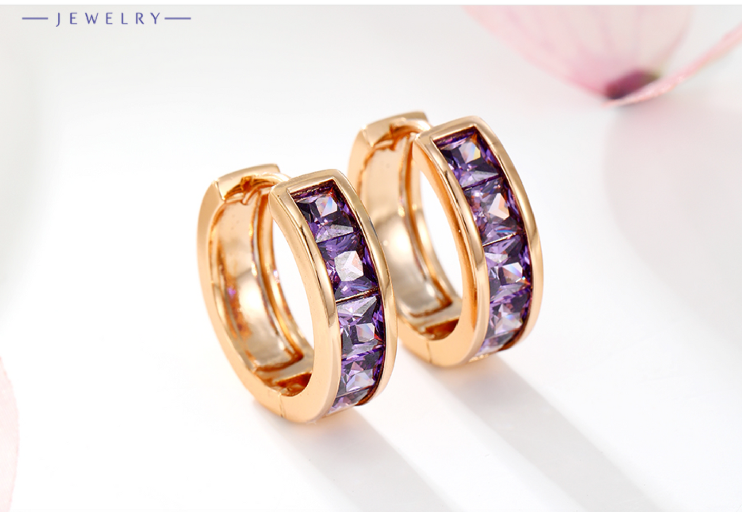 18K EARING WITH CZ