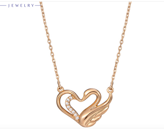 18K NECKLACE WITH STONE
