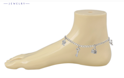 Anklet platinum plated a touch of class