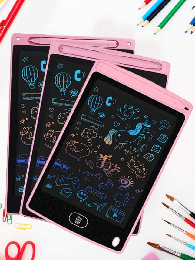 LCD Drawing Board Writing Tablet -Battery Powered(Button/Coin Cell Battery)
