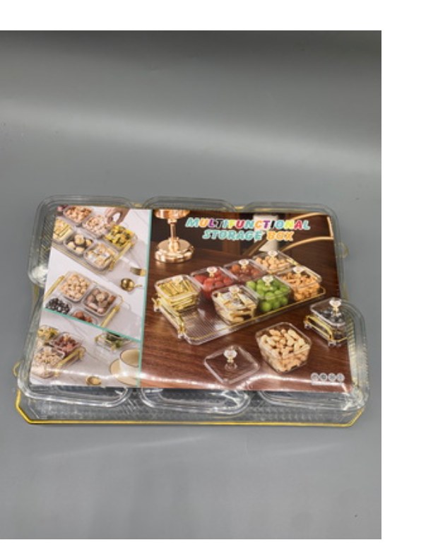 SERVING TRAY 6 PARTITION ACRYLIC