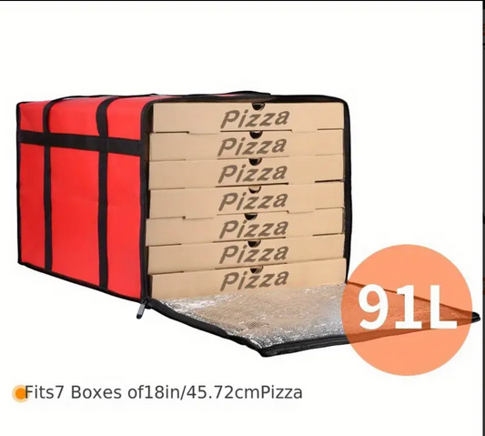 PIZZA DELIEVERY BAG INSULATED XL SIZE 91L