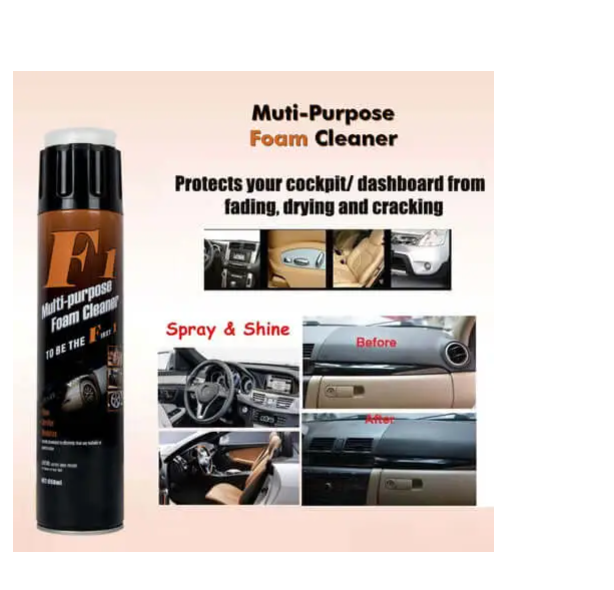 CAR MULTIPURPOSE FOAM CLEANER