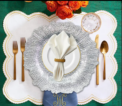 CHARGER PLATES SET OF 6
