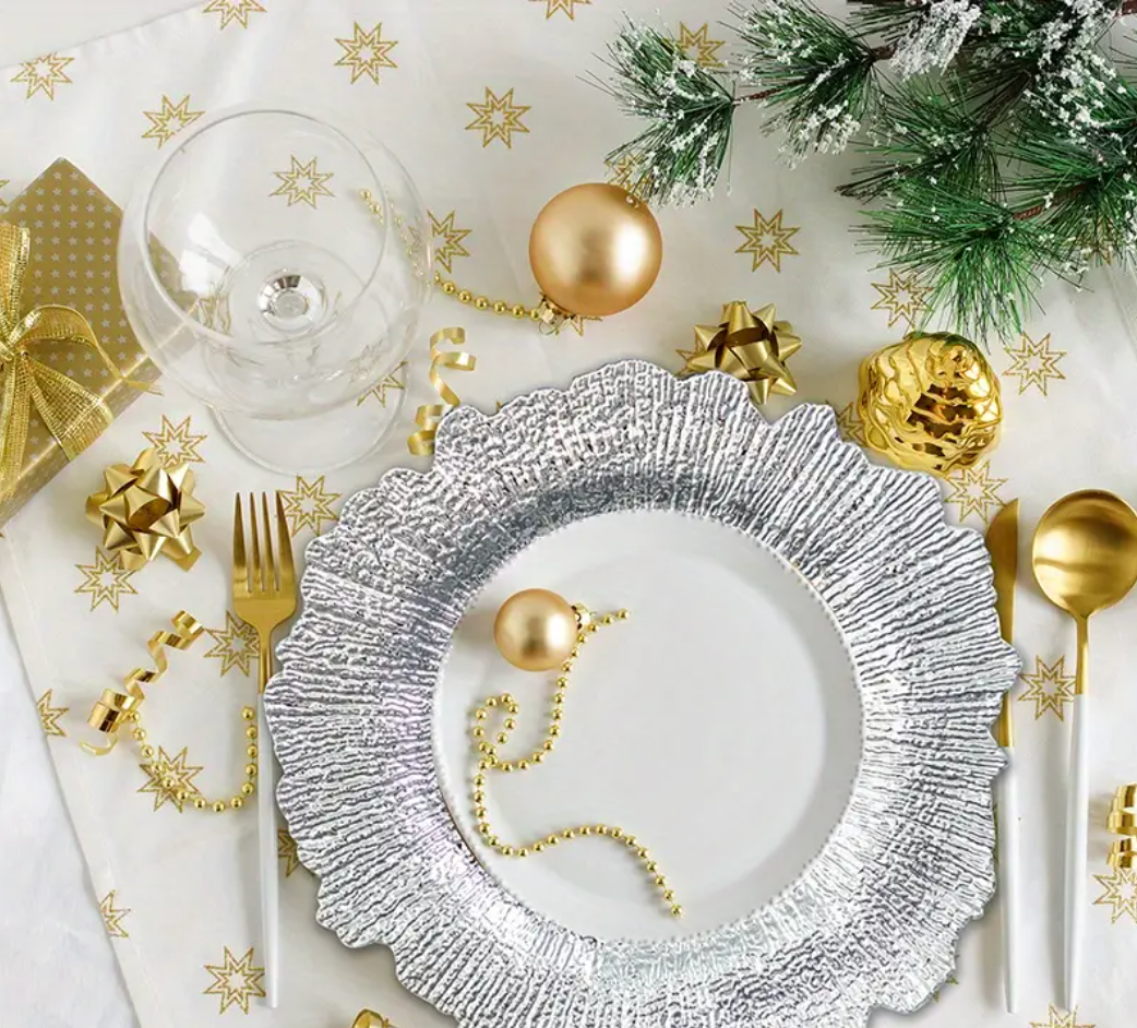 CHARGER PLATES SET OF 6