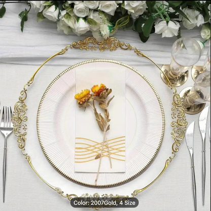 CHARGER PLATES SET OF 6