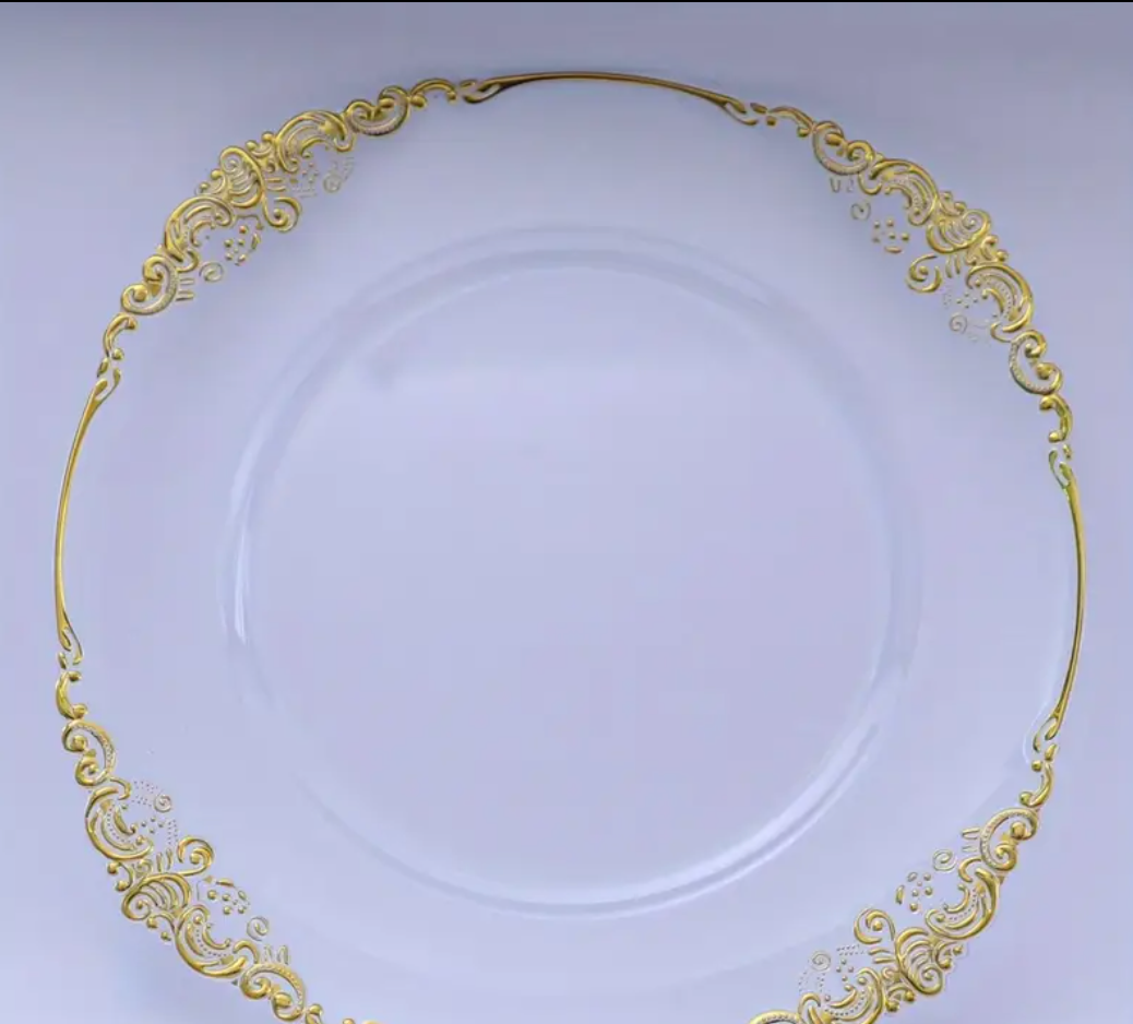 CHARGER PLATES SET OF 6