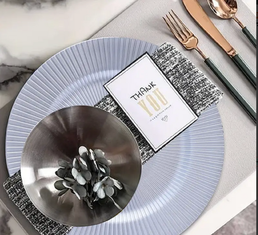 CHARGER PLATES SET OF 6