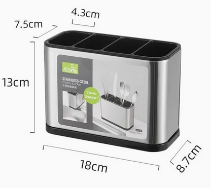 Stainless Steel Cutlery Bucket