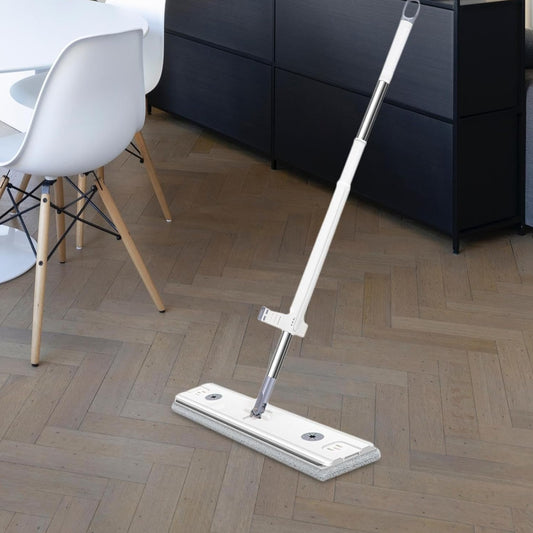 HOARBOEG Large Flat Mop Without Hand Washing Dry and Wet Mop