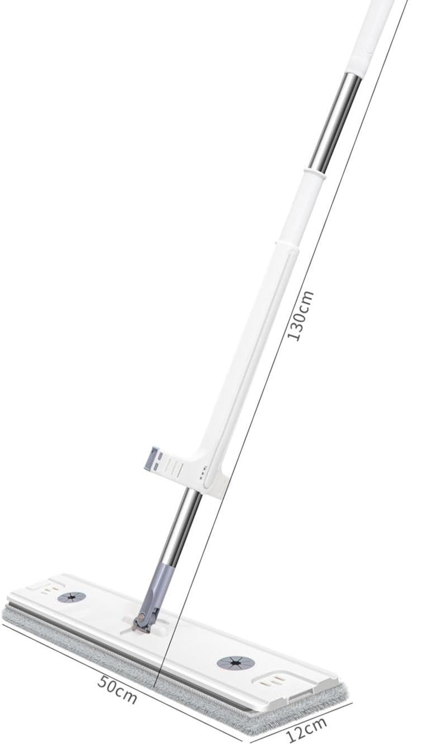 HOARBOEG Large Flat Mop Without Hand Washing Dry and Wet Mop