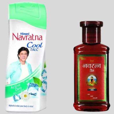 Navratna Ayurvedic Oil 100 ml Cool Talc