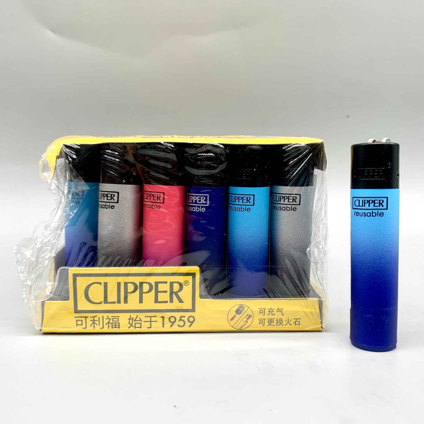 Clipper lighter (Gradual color, refillable)