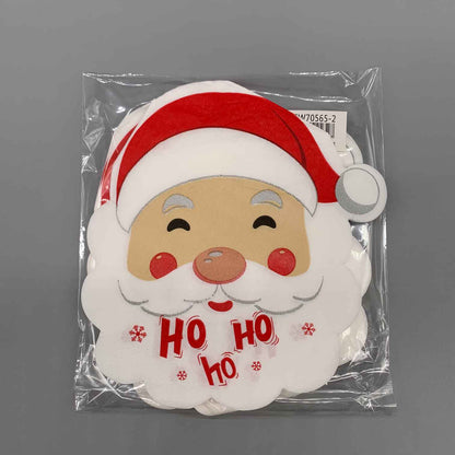 Christmas napkin -checks/Santa/ pattern (10/pk)