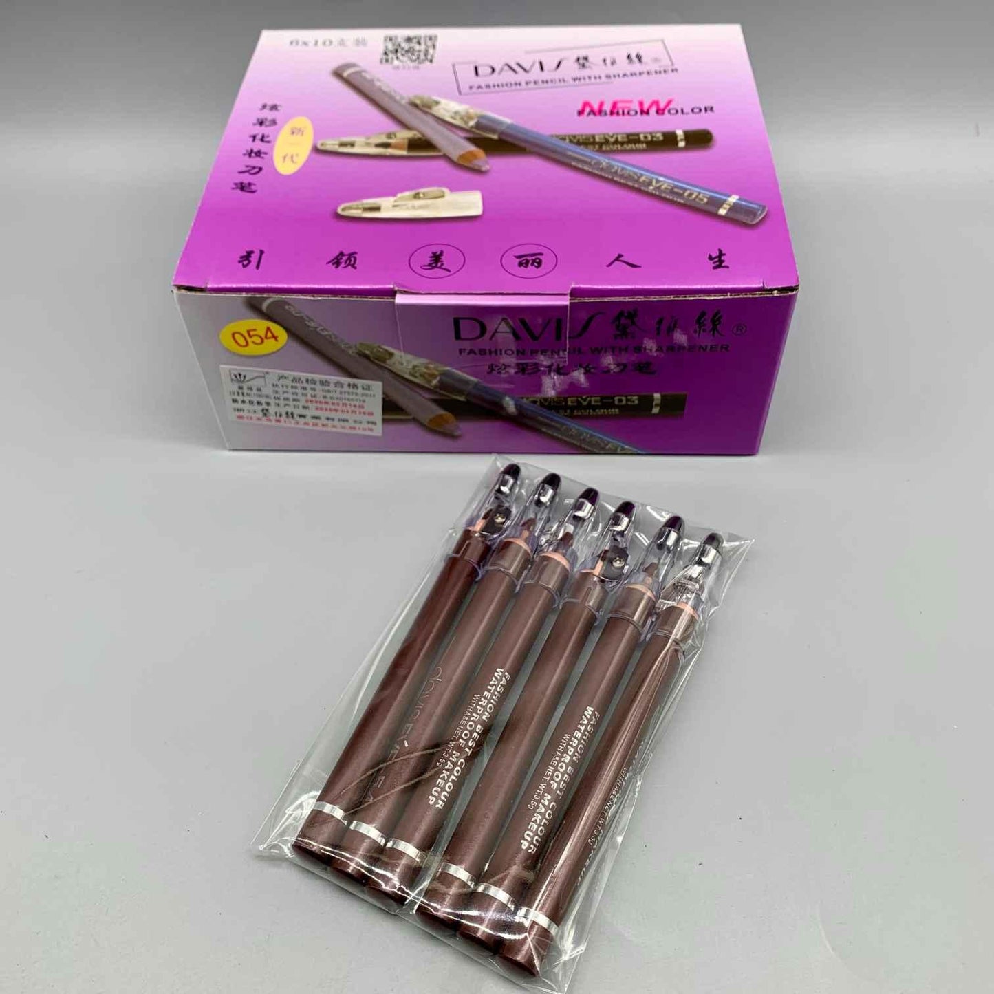 Eyeliner/lipliner with sharpener (054, Dark coffee)  Code:EW96328-54