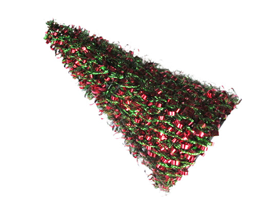 Xmas Tinsel Tree - 49cm - Red and Green - XS0588