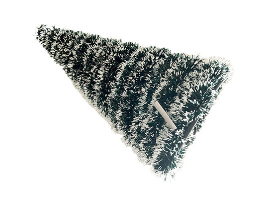 Xmas Tinsel Tree - Large - Green with White - XS0594