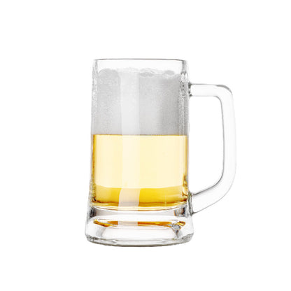 Deli Glass Beer Mug, 490ML, TZ0007