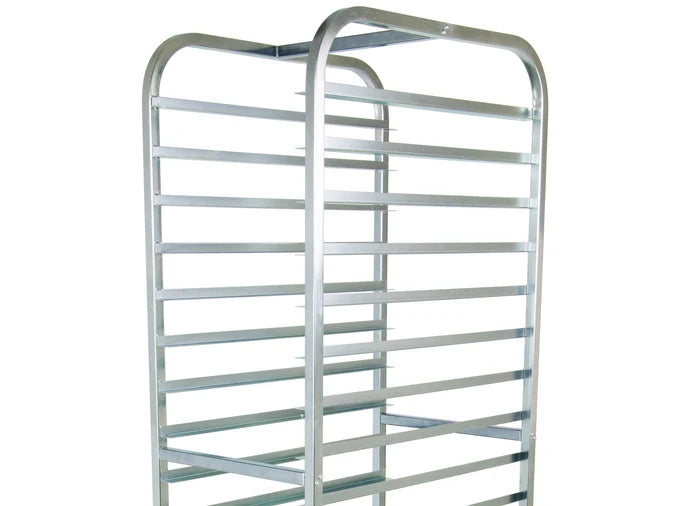 1.8m Mobile Bakers Rack - 16" Tray x16 - Commercial Bakery Racks