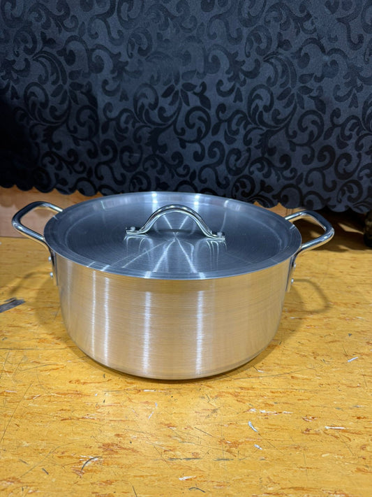 5 set Aluminum Pots with Lids 26CM - 42.5CM Commercial/Domestic