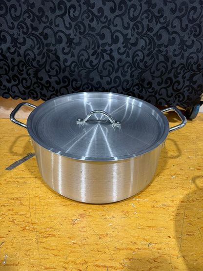 5 set Aluminum Pots with Lids 26CM - 42.5CM Commercial/Domestic