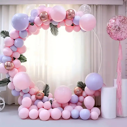 1 Set of Functional Round Balloon Arch Kit