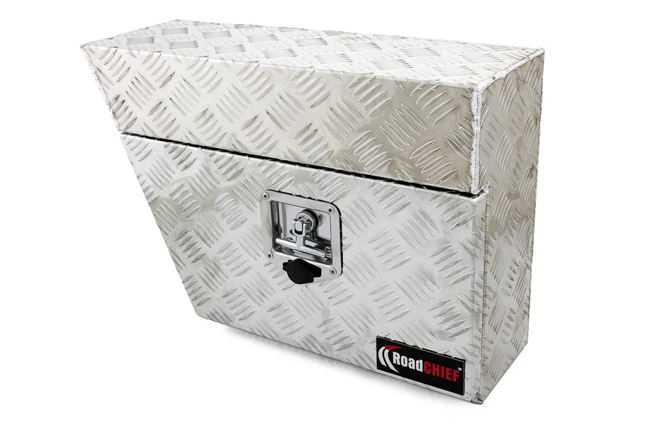 2x 60cm Aluminium Tool Box | L&R | Weatherproof Under Ute Tray Toolbox ROADCHIEF